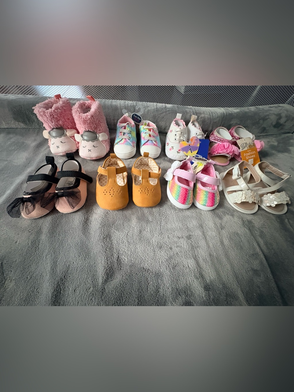 Baby Girl Shoes from 0-3 months to 6-12 months